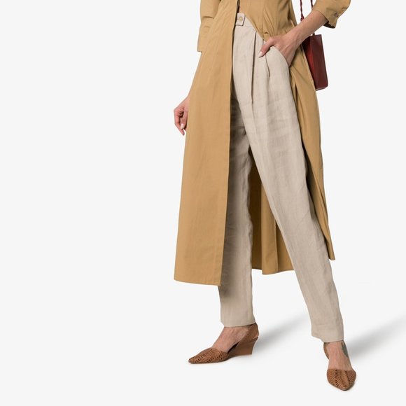 Stella McCartney Black Woven Slingback Wedges NWBX - Picture 2 of 13